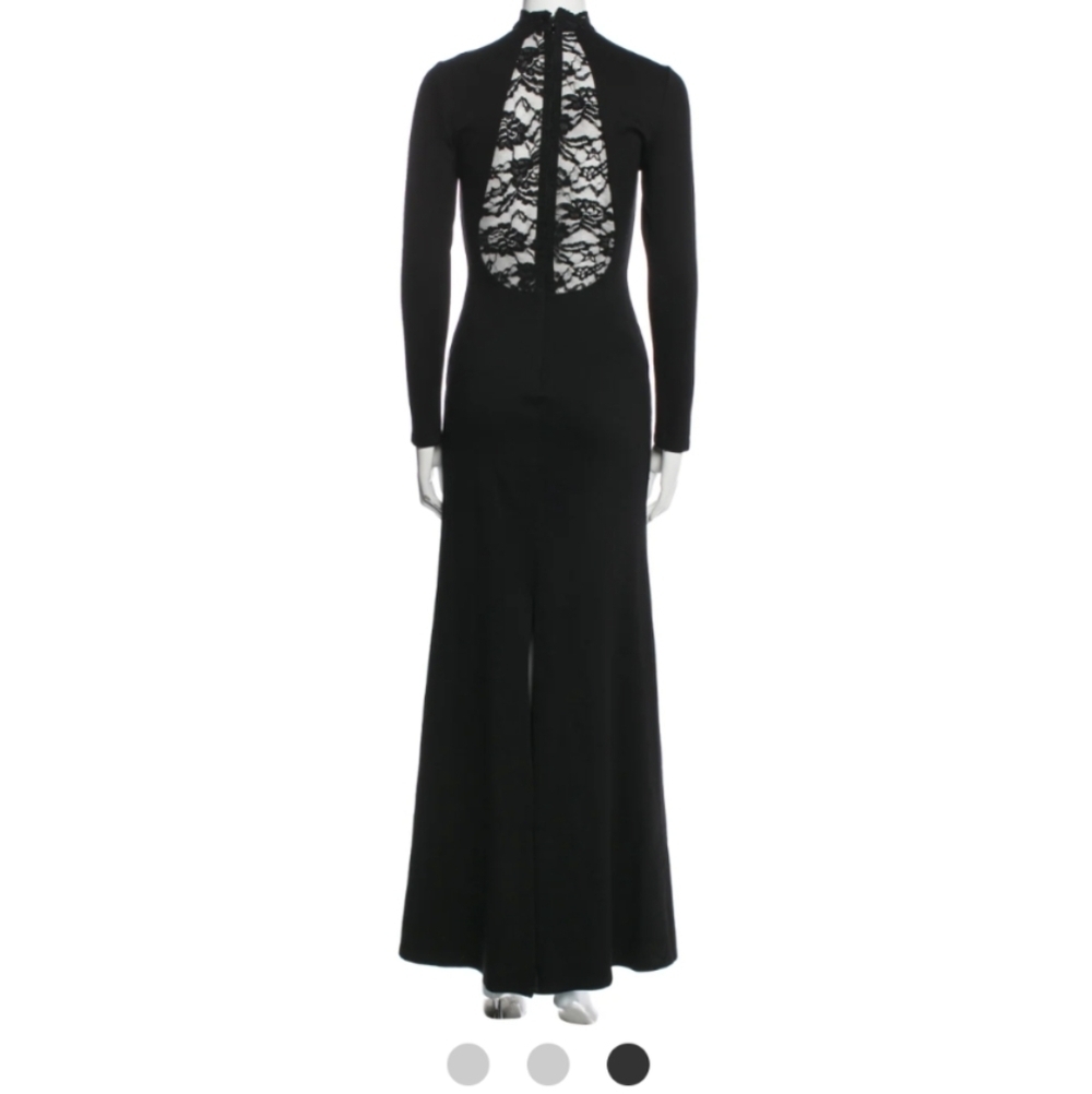 Alice and Olivia black maxi gown - Picture 3 of 12